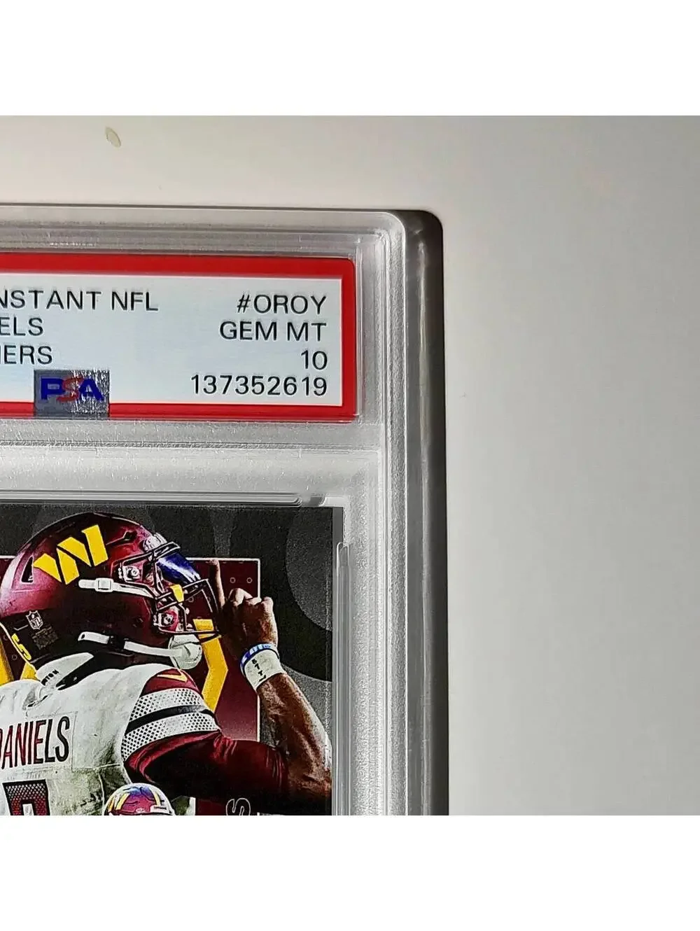 Jayden Daniels 2024 Panini NFL AP Offensive Rookie of the Year Commanders PSA 10